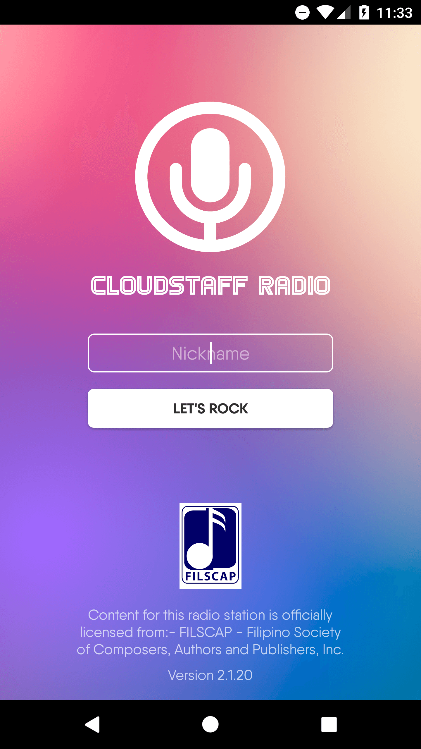 Cloudstaff Radio Login